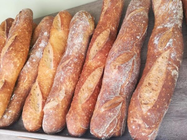 Barra de pan sin gluten y sin lactosa