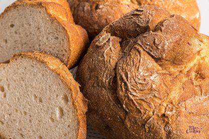 Pan de hogaza sin gluten y sin lactosa